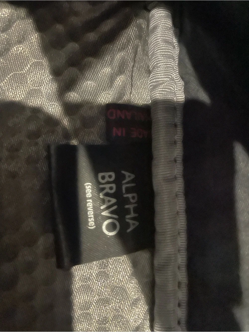 Tumi Black Leather-Front Men's Belt Bag